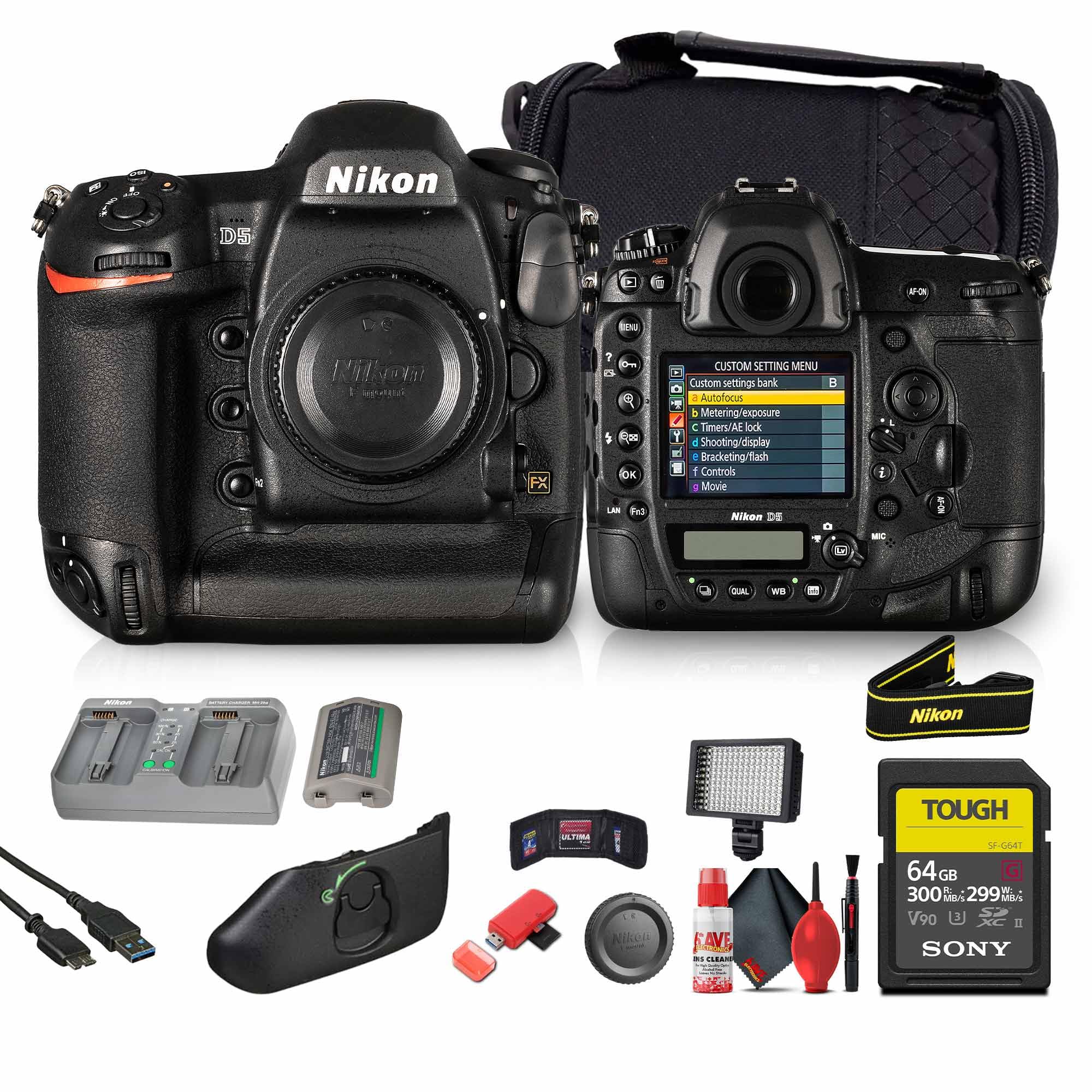 Amazon.com : Nikon D5 DSLR Camera Body (1557) 20.8 MP FX-Format