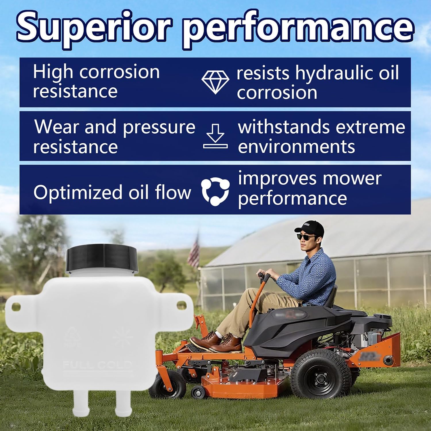 71327 Lawn Mower Tank Assembly 700ML Replacement for Cub Cadet 631-04286