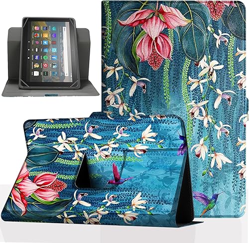 Funda universal para tableta Android de 9 pulgadas, 10 pulgadas, 10.5 pulgadas, soporte giratorio de 360 grados, visión múltiple, cubierta de