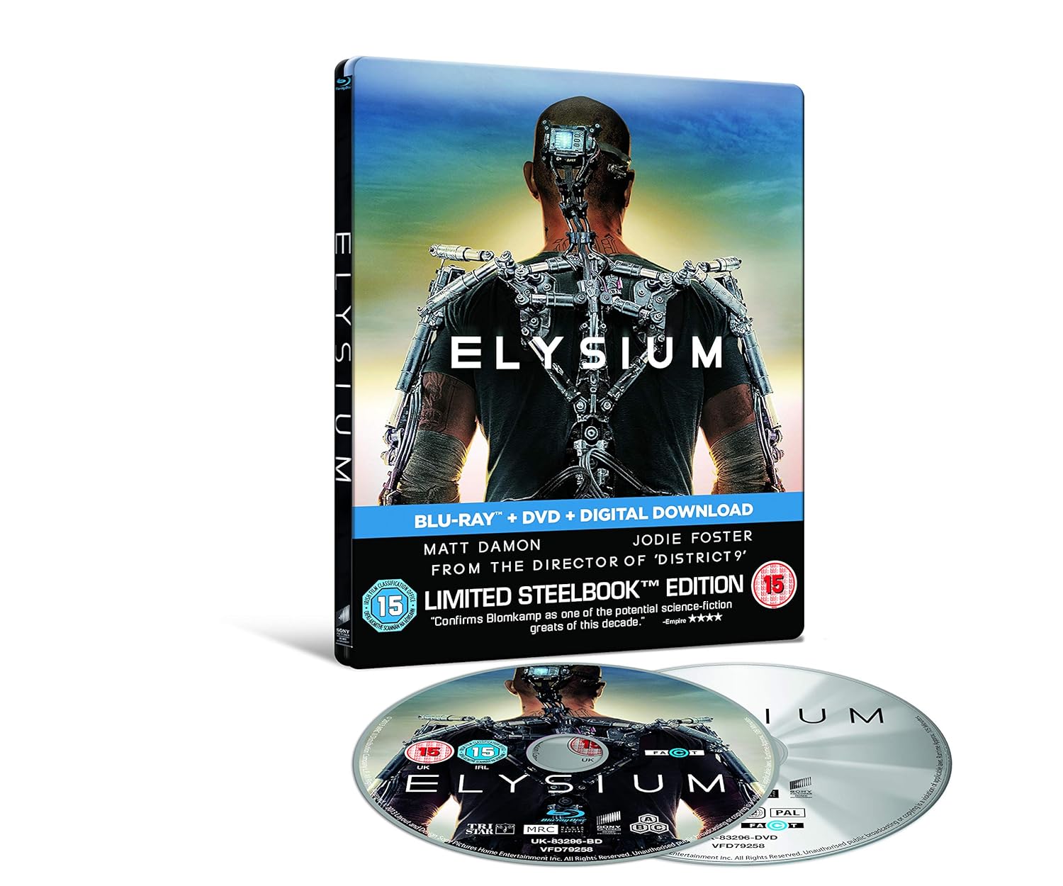 Elysium Limited Steelbook by Zavvi