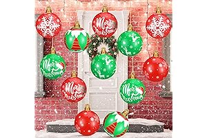 Jetec Inflatable Christmas Balls - Your Yard's Winter Wonderland