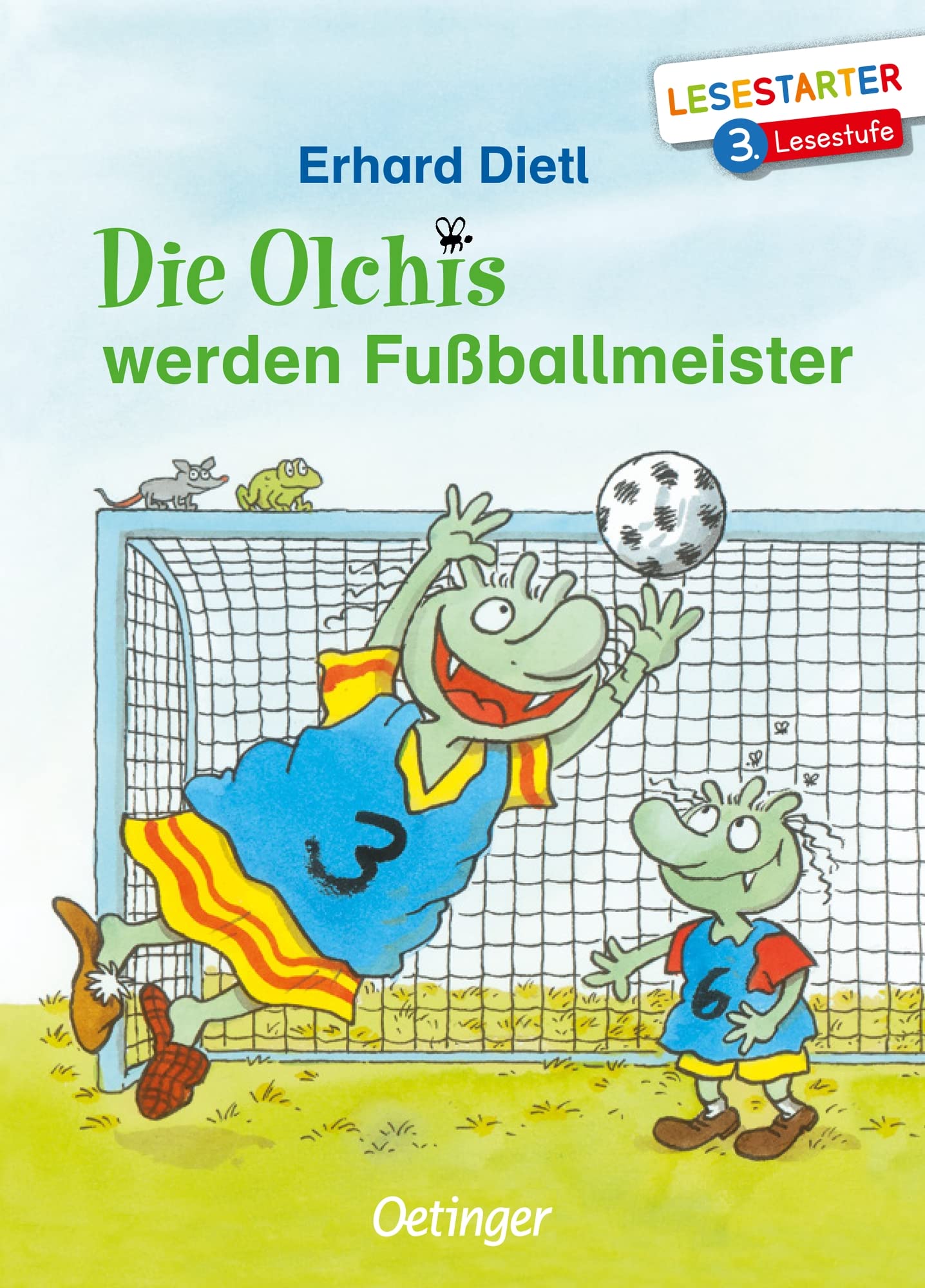 Die Olchis + Lesestarter Buch + Die Olchis werden Fußballmeister: Lesestarter (3. Lesestufe)