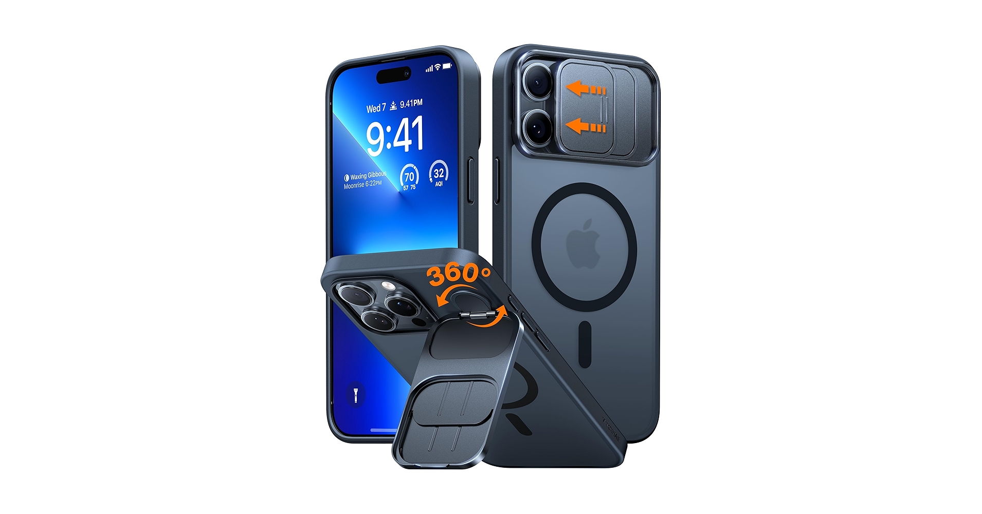 ★ブラック TORRAS iPhone 16 Pro Max MagSafe対 Amazon.com: TORRAS for iPhone 16 Pro Max Case Translucent