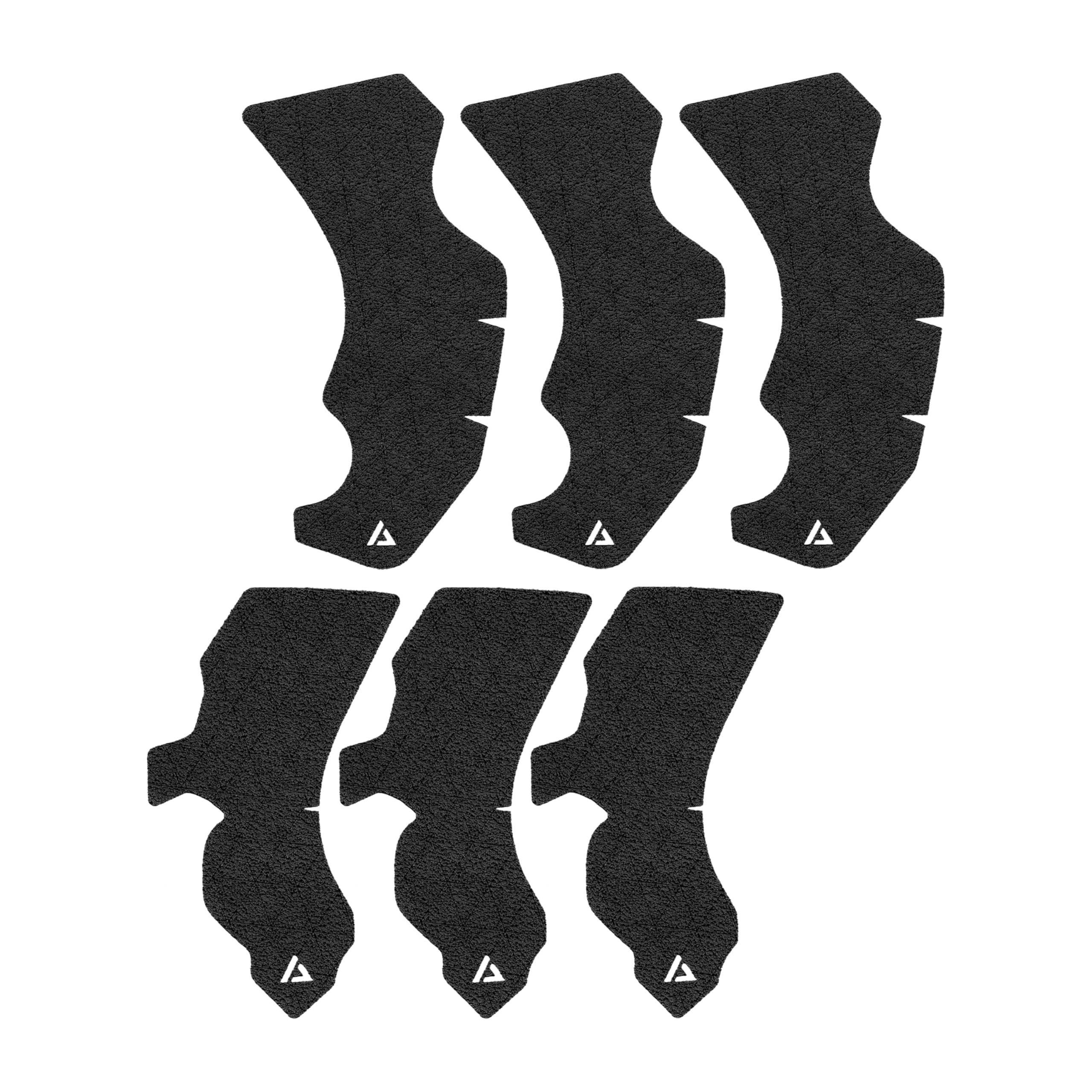 Adrenaline Addicts Yamaha YZ250F YZ450F Rubberized Frame Grip Tape Guards Protectors │ (Fits: 2014-2018) (3 Pairs - Black)