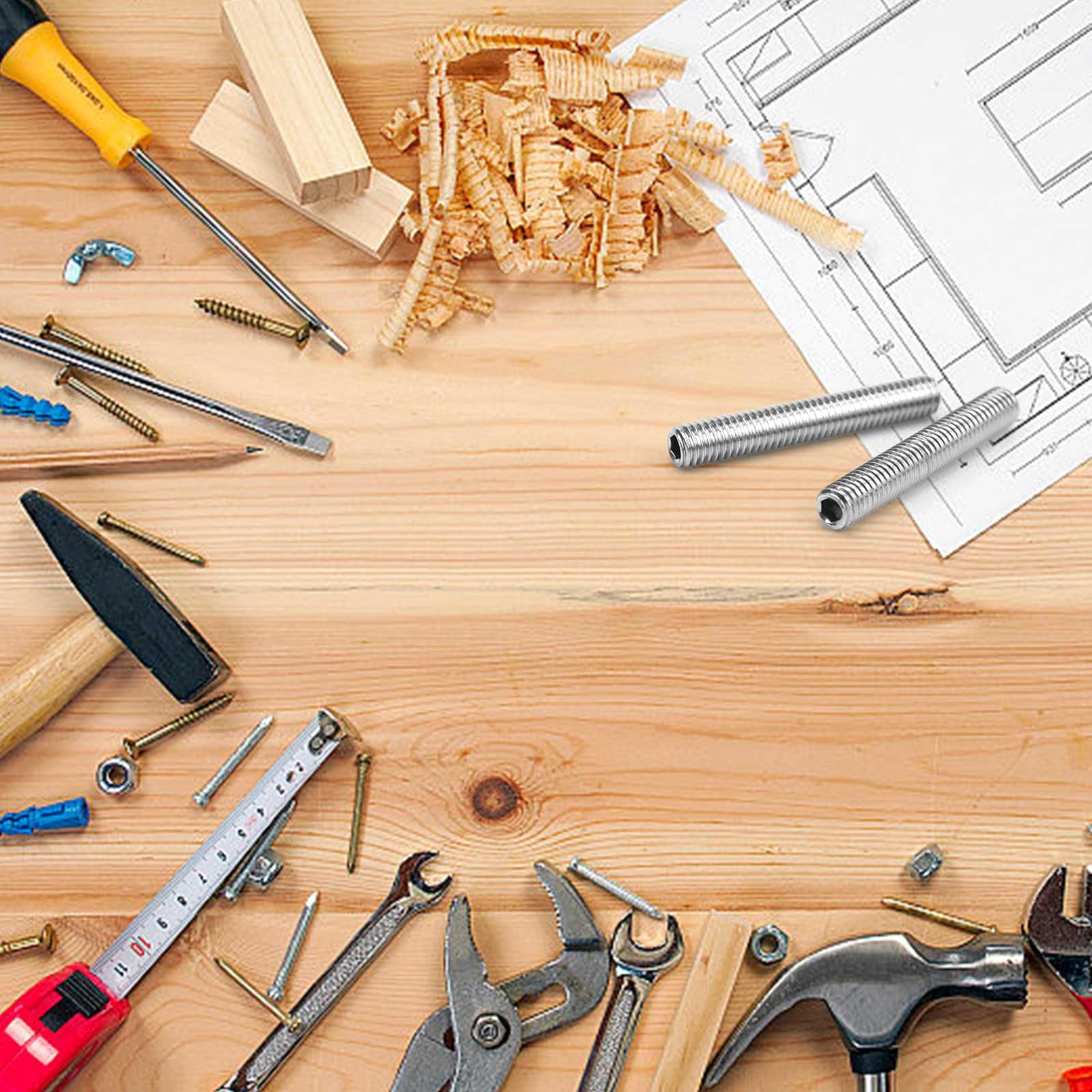 Viti A Brugola M6 40mm In Acciaio Inox - 20 Pezzi Per Mobili E Lavori - Foto 3