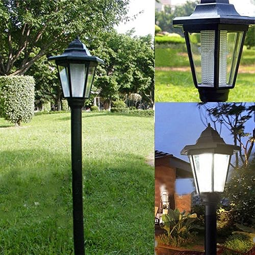 FITORON Lámpara de montaje en pared LED de energía solar, lámpara solar colgante al aire libre, impermeable, paneles solares eficientes,