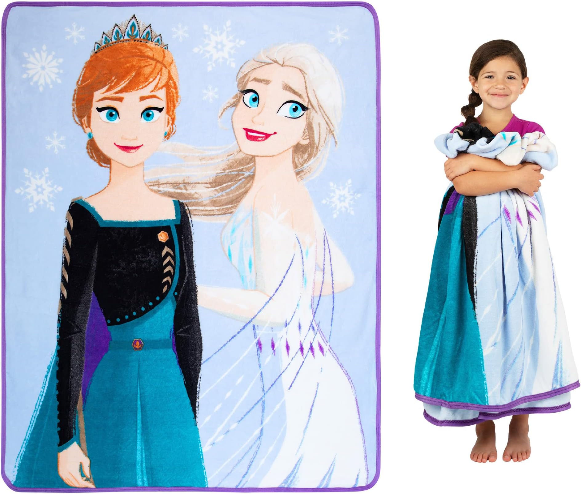 Amazon.com: Northwest Frozen Micro Raschel Throw Blanket, 46