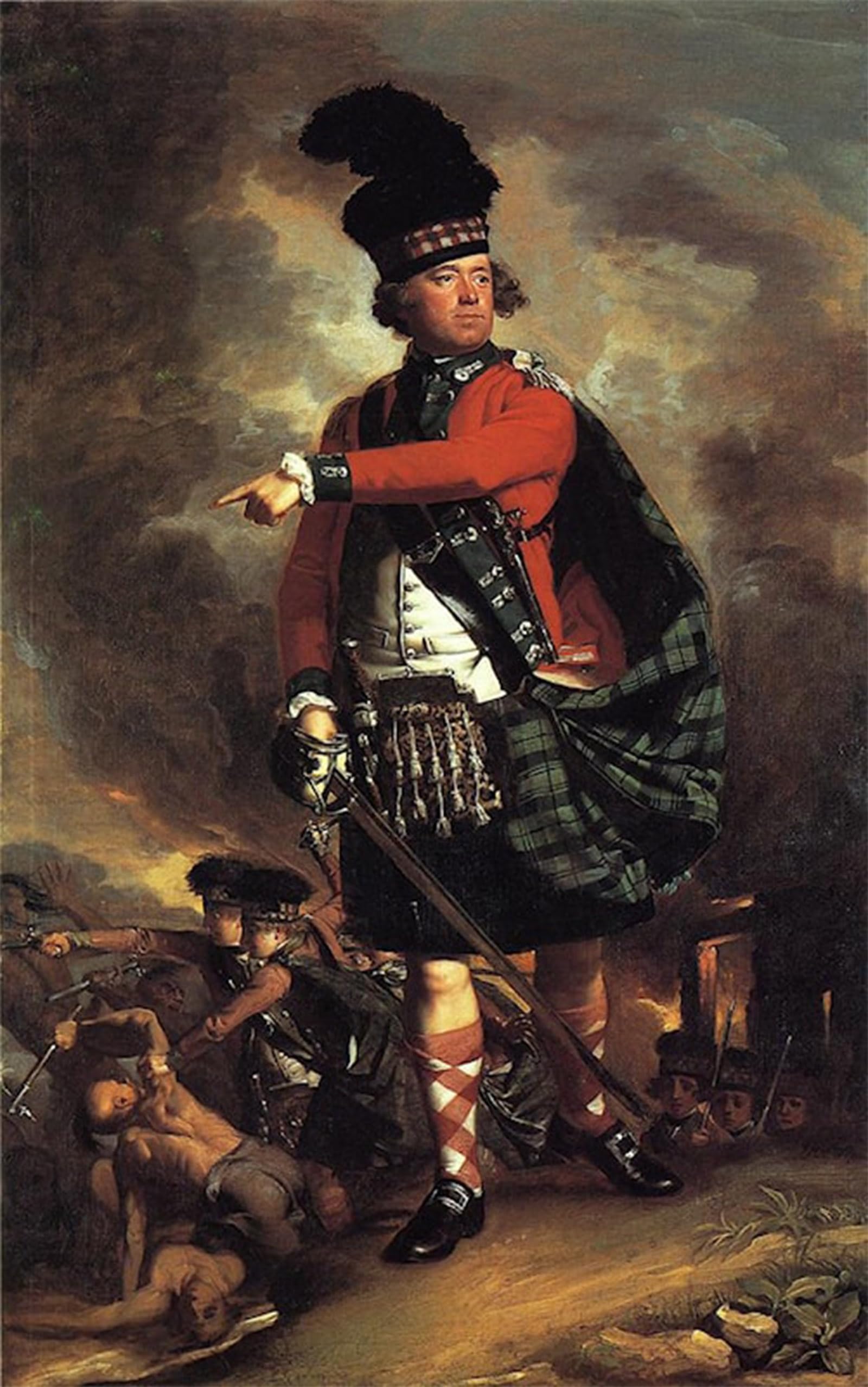 ARTXLXXBN Famous Prints Artwork Pictures Poster Painting Art Major Hugh Montgomerie by John Singleton Copley Artwork Landscape Pictures for Home Decor 60x90cm