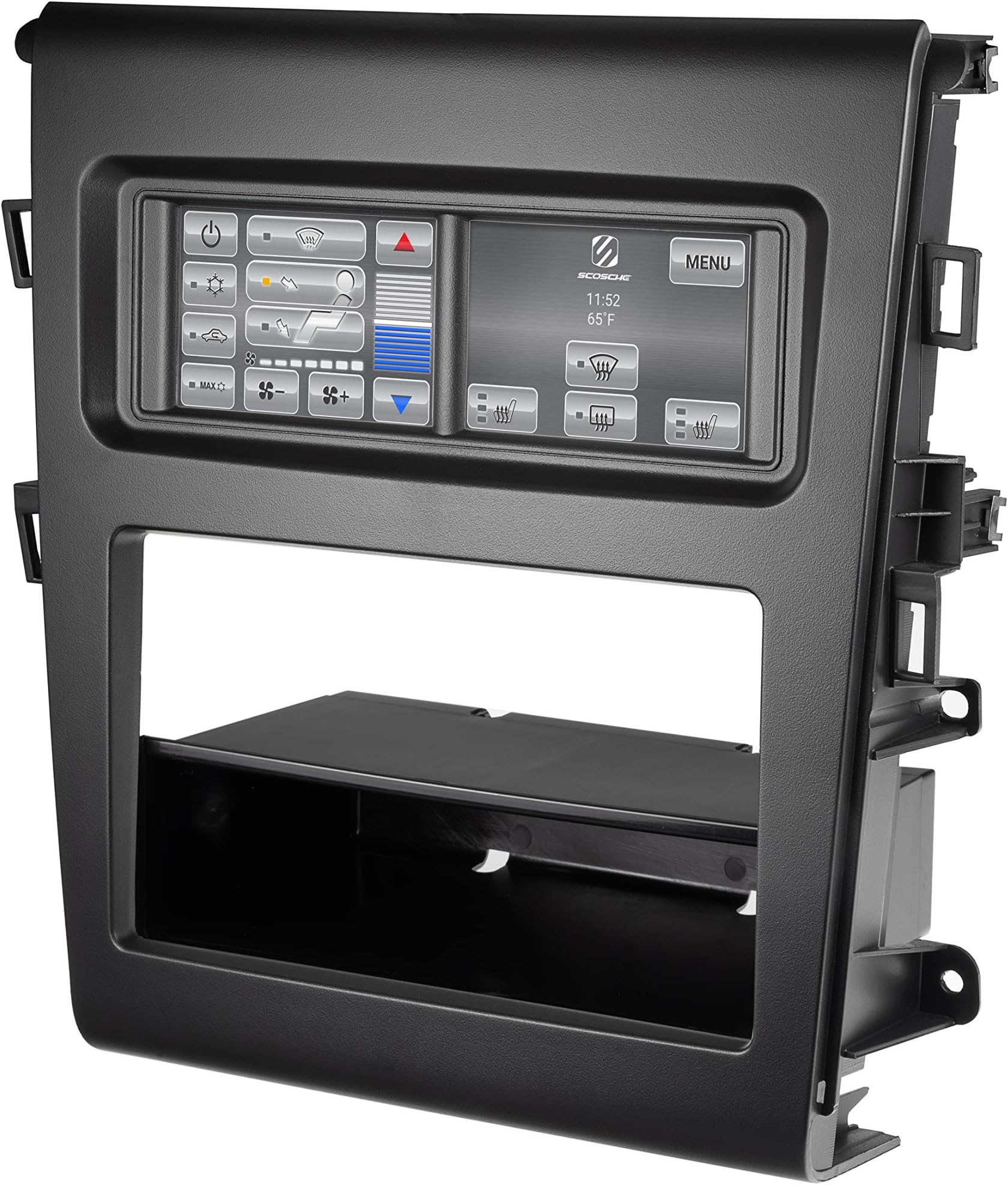 SCOSCHE ITCFD03B Integrated Touchscreen Car Stereo Installation Dash Kit for 2013-2017 Ford Fusion