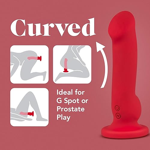 Miniatura 5 de Blush Novelties, Impressions - Consolador vibrador realista de Las Vegas, potente función Rumbly 10, ventosa para jugar con manos libres y
