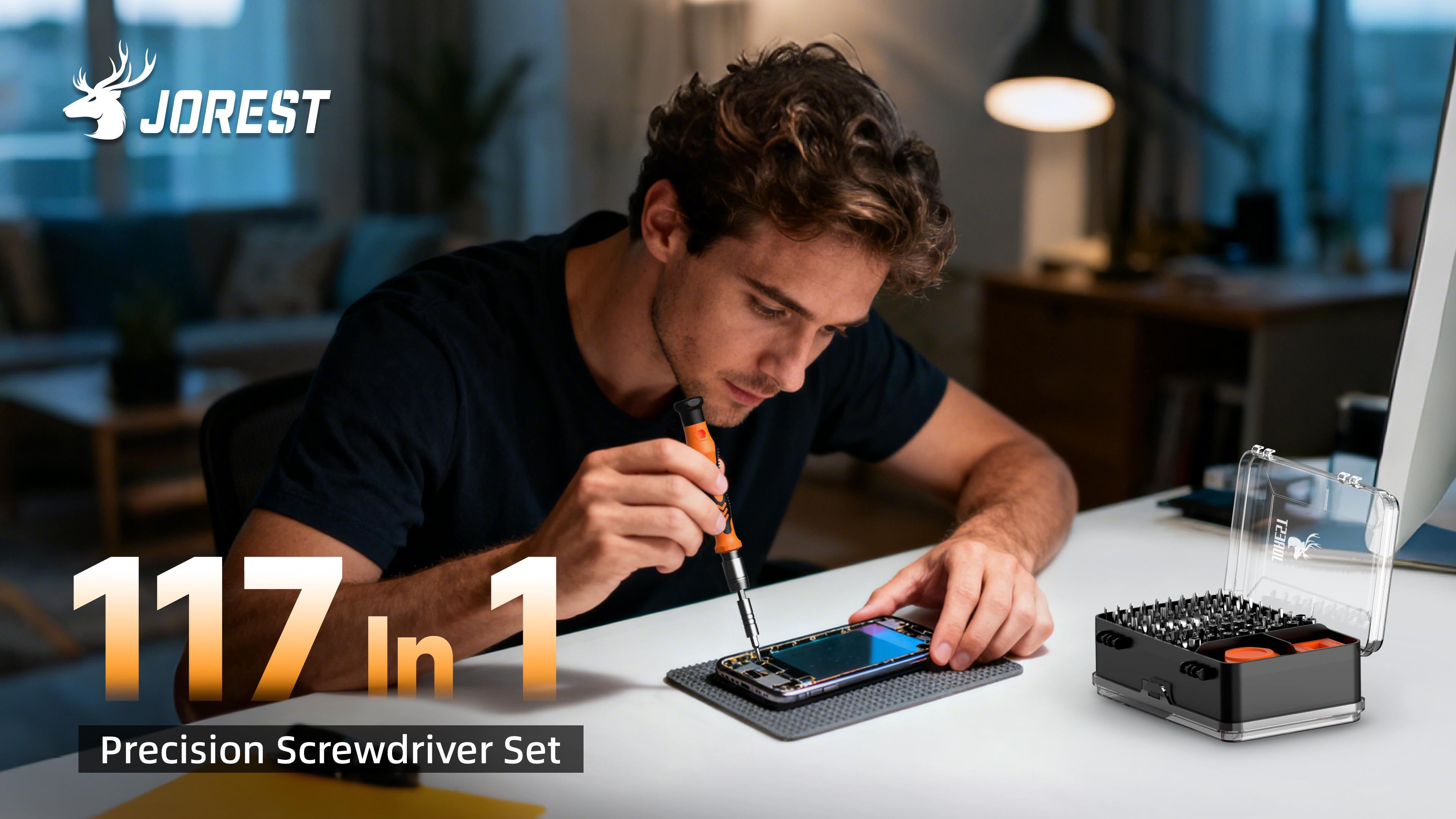 Amazon.com: JOREST 117 in 1 Precision Screwdriver Set, Tool Gifts