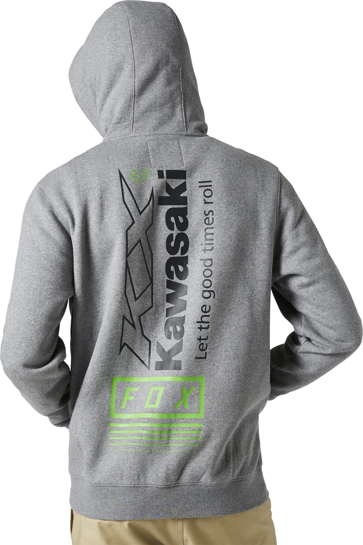 Amazon.com: Fox Racing KAWASAKI ZIP FLEECE Heather Graphite