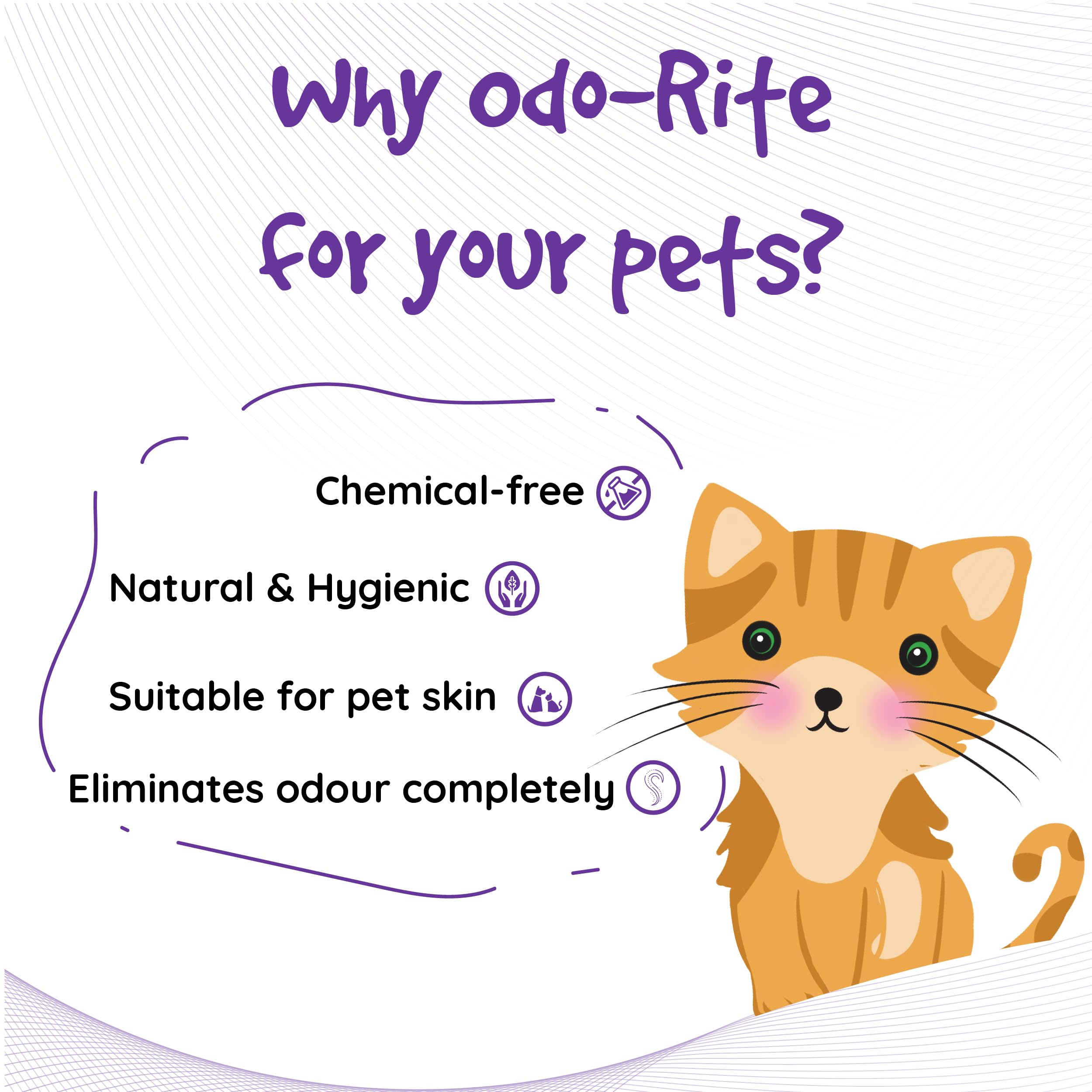 ODO-RITE Cat Litter Spray, Odour Eliminator Removes Smell from Litter Box (1000 ml - Pack of 1) 2