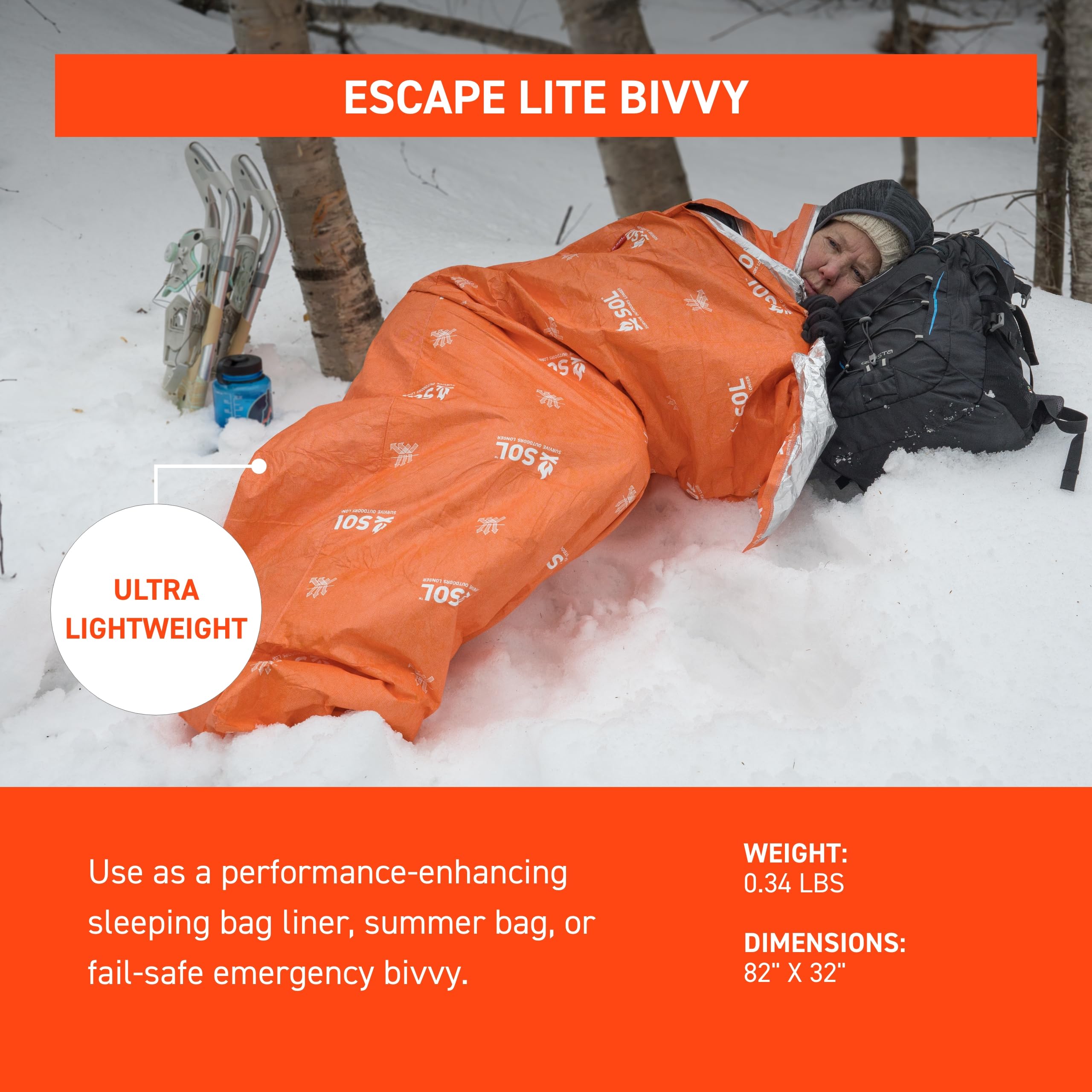 Sol SOLBIVOUAC2 Bivouac Orange