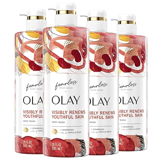 Olay Fearless Cleansing and Moisturizing Women's Body Wash with Ceramides Artist