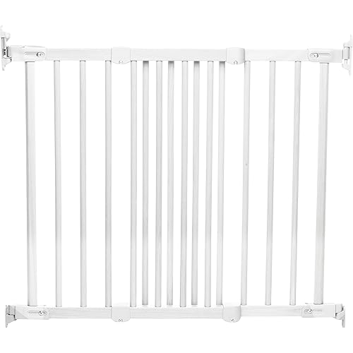 BabyDan Flexifit Wooden Safety Gate (White)