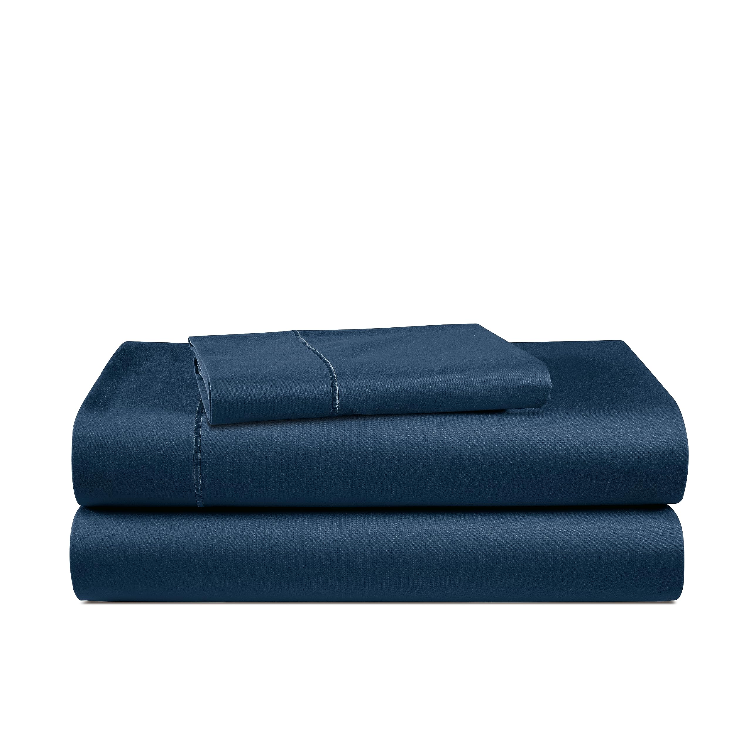 100% Egyptian Cotton Sheet Set Queen Size – Silky Sateen Weave Queen Sheet Set for Winter Sleep Comfort, 15" Snug Fit Deep Pocket, Breathable & Durable, Hotel-Quality Soft Luxury You Can Feel - Taupe — view 49