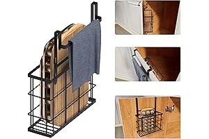 Ingenious Cutting Board Organizer Transforms Cabinet Doors into Vertical Storage Superstars