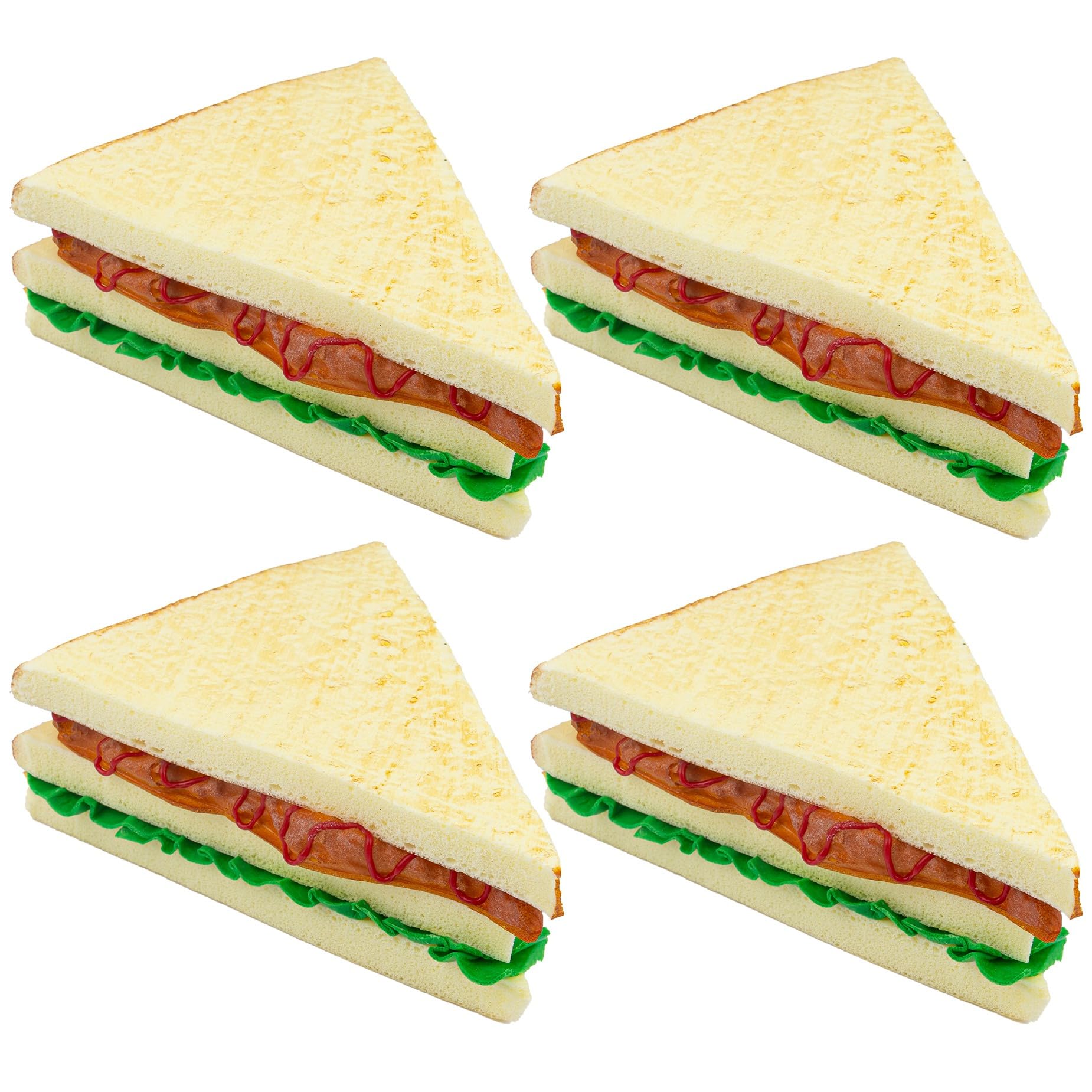 2 Modèles De Sandwichs Artificiels En PU - Décorations Réalistes Pour Vitrine, Photo, Jouet éducatif