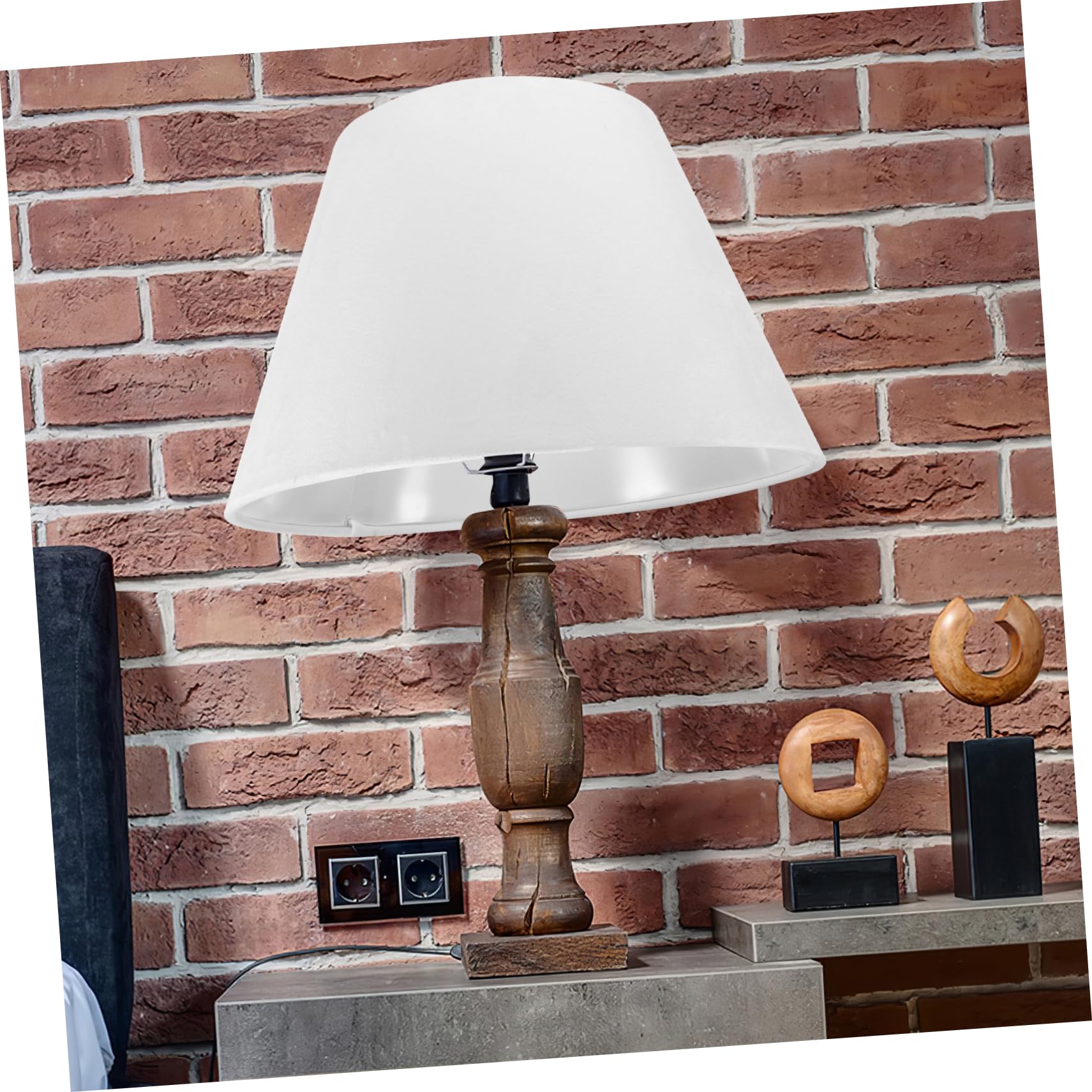 DOITOOL Pantalla De Lámpara Elegante De Cubierta De Luz Para Salón Dormitorio y De Instalar