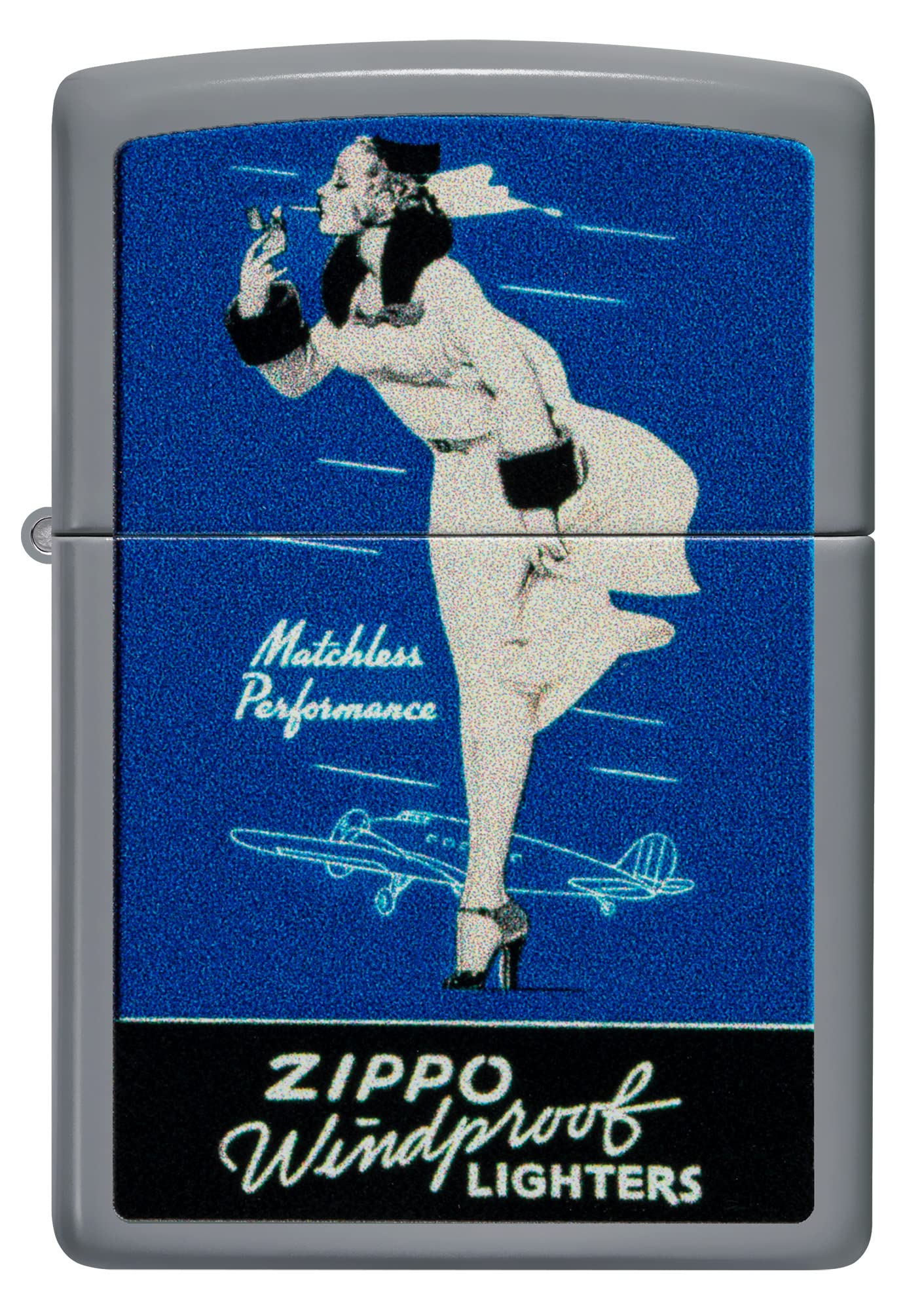 Zippo Sturmfeuerzeug Windy Design Founder Set Nachfüllbar Windfest Geschenkbox