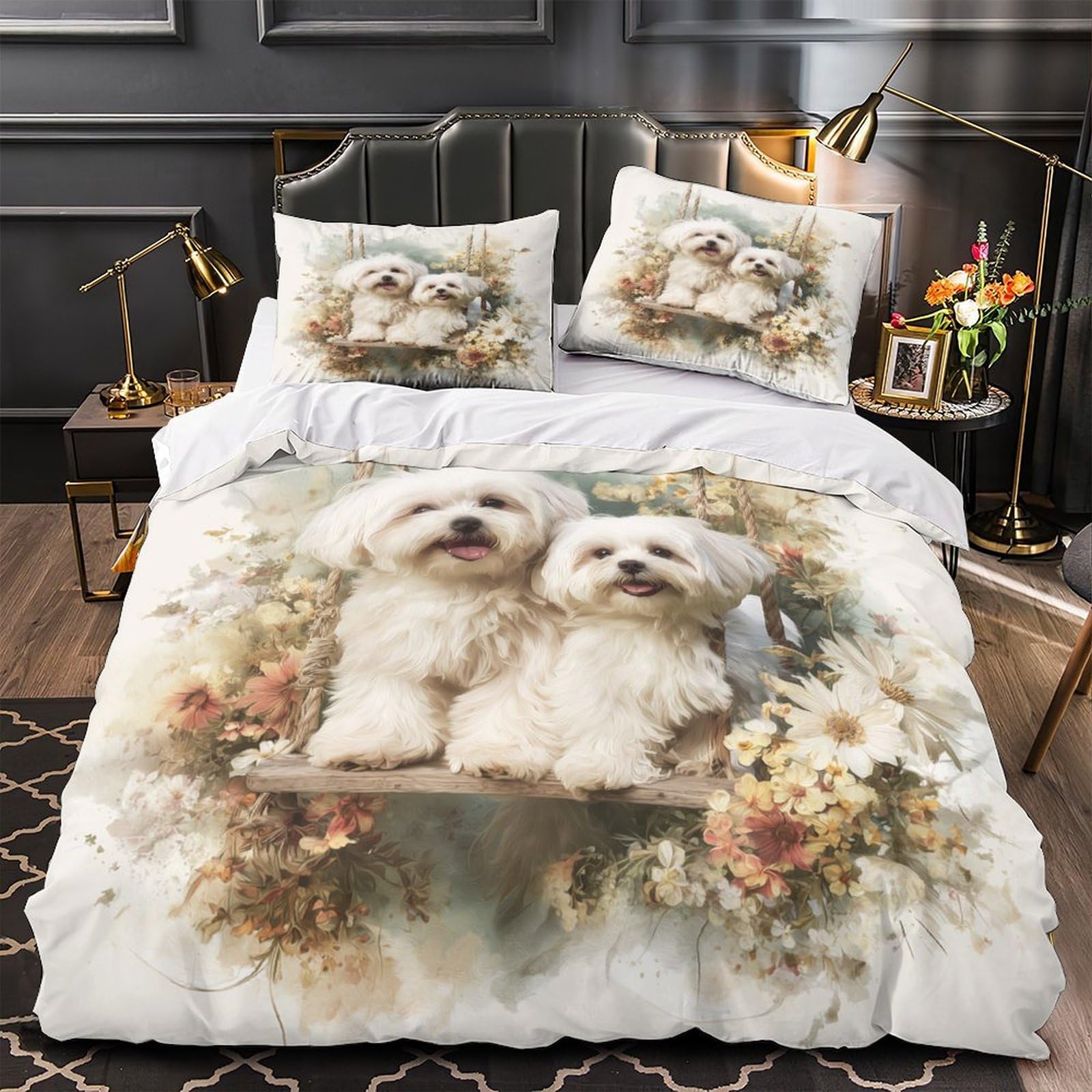 Housse de couette ours en peluche hypoallergique pour stopper les allergies nocturnes