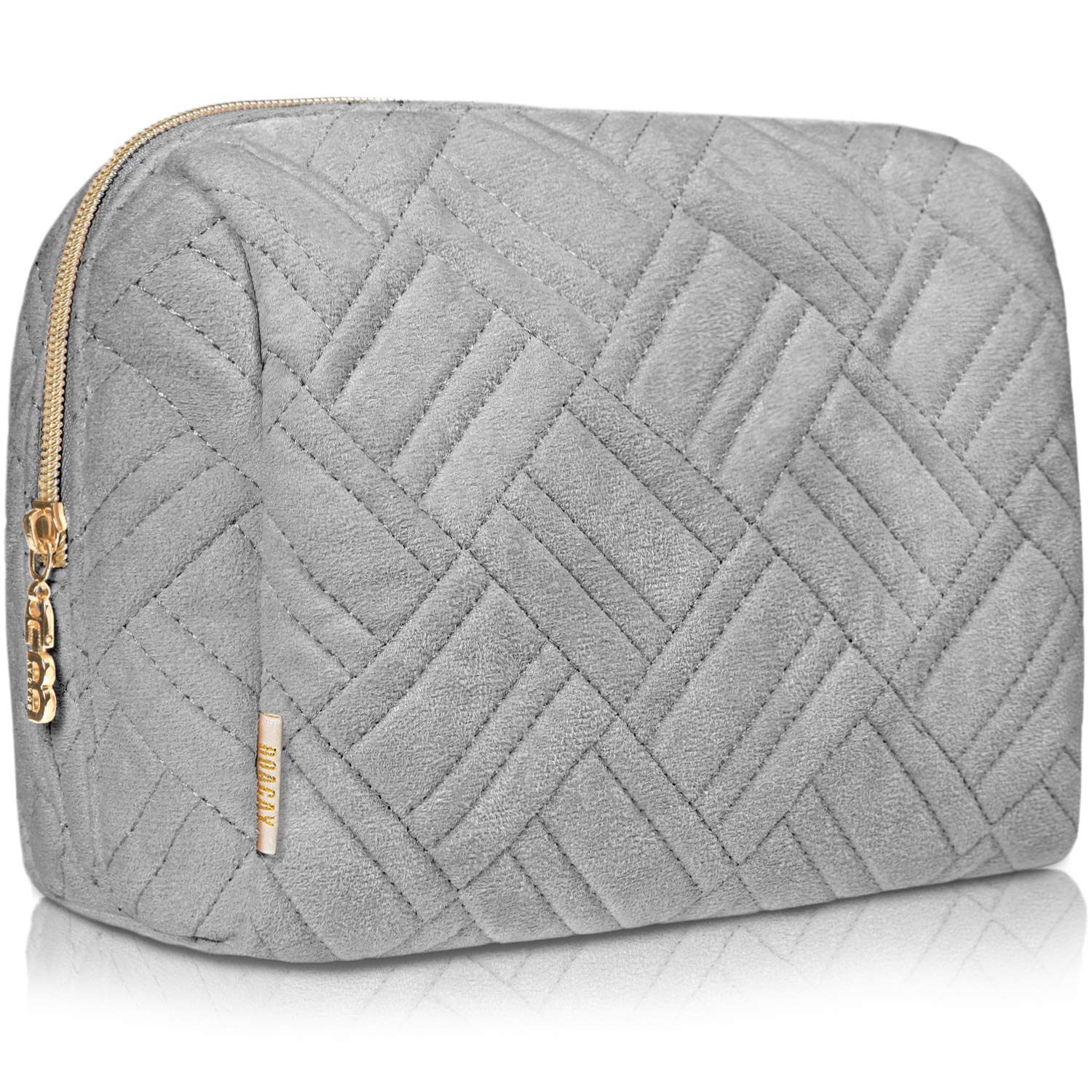 BOACAY Neceser de Maquillaje Grande, Bolsa de Aseo de Viaje, Mujer y Niña, Organizador para Bolso, Estuche para Cosméticos, Cepillos, Accesorios