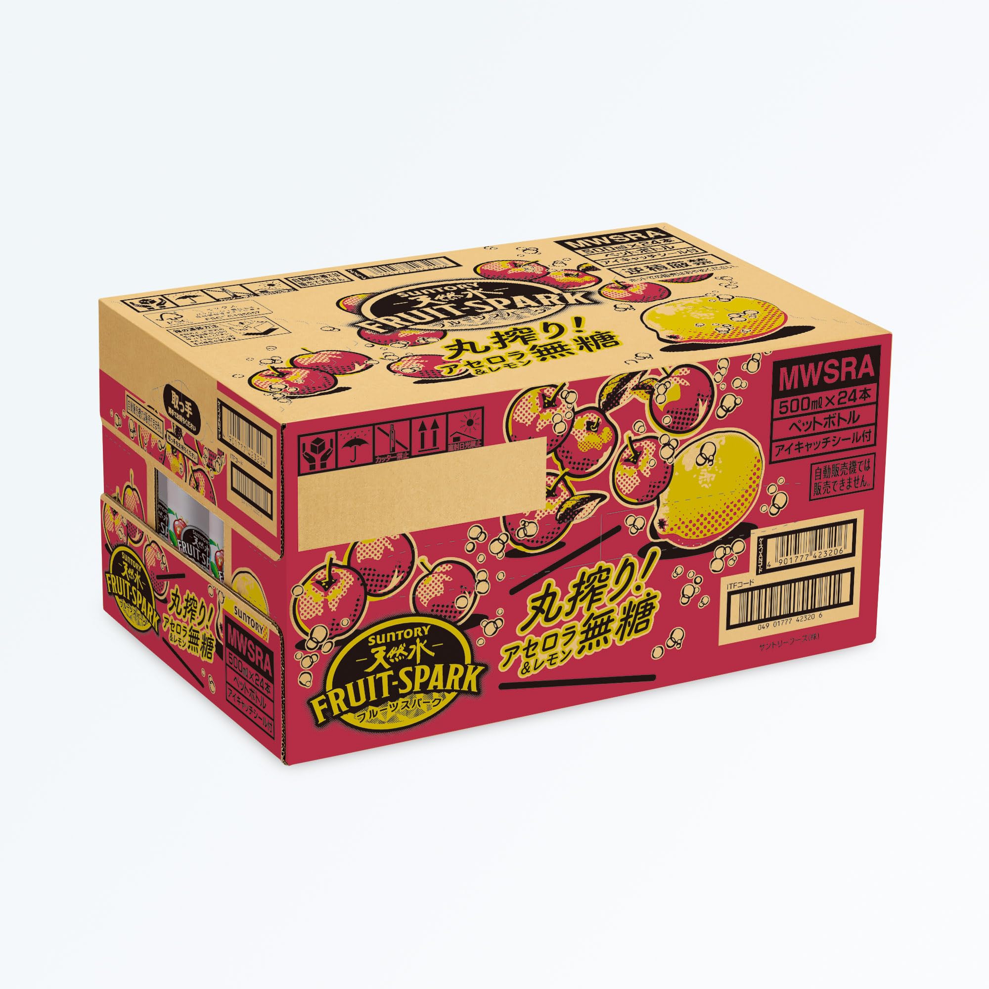 サントリー 天然水 FRUIT-SPARK アセロラ＆レモン 500ml×24本