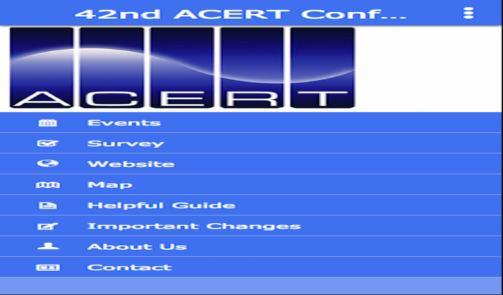 42nd ACERT Conference - App on Amazon Appstore