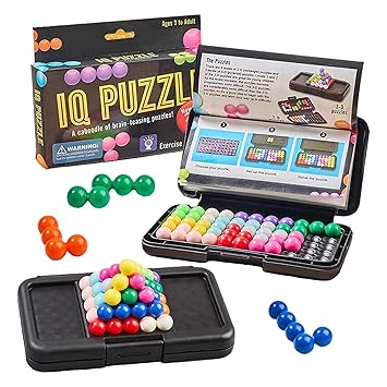 Kidology Stuff IQ Puzzle Brain Teaser Challenge for Kids – Portable 3D Logic Puzzle - Educational Travel Activity for Cognitive Skill-Building Brain Game Development & Problem-Solving for Kids - image, photos