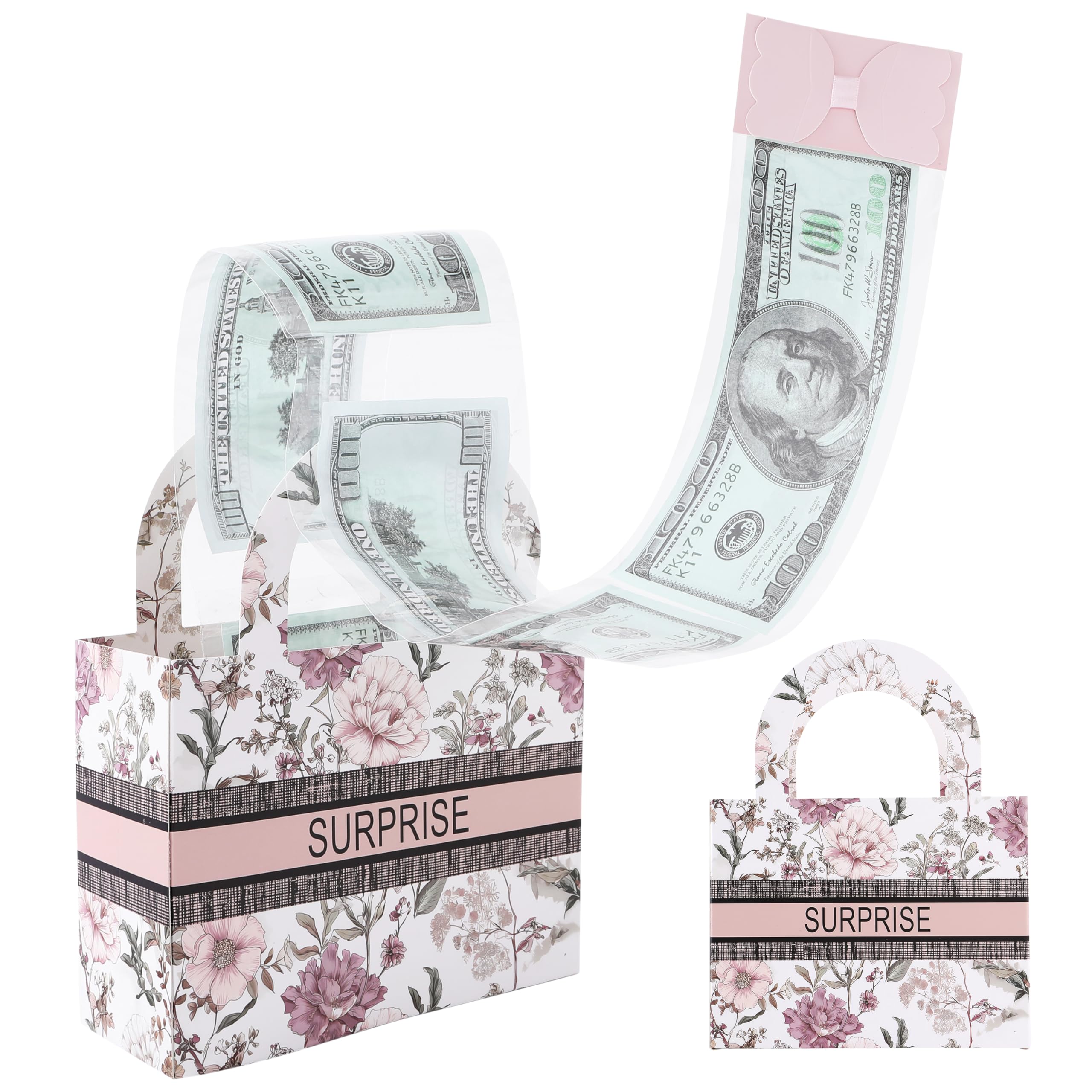 Litvana DIY Money Gift Box - Pull-Out Surprise Cash Box for Birthday, Anniversary, Christmas Multicolor