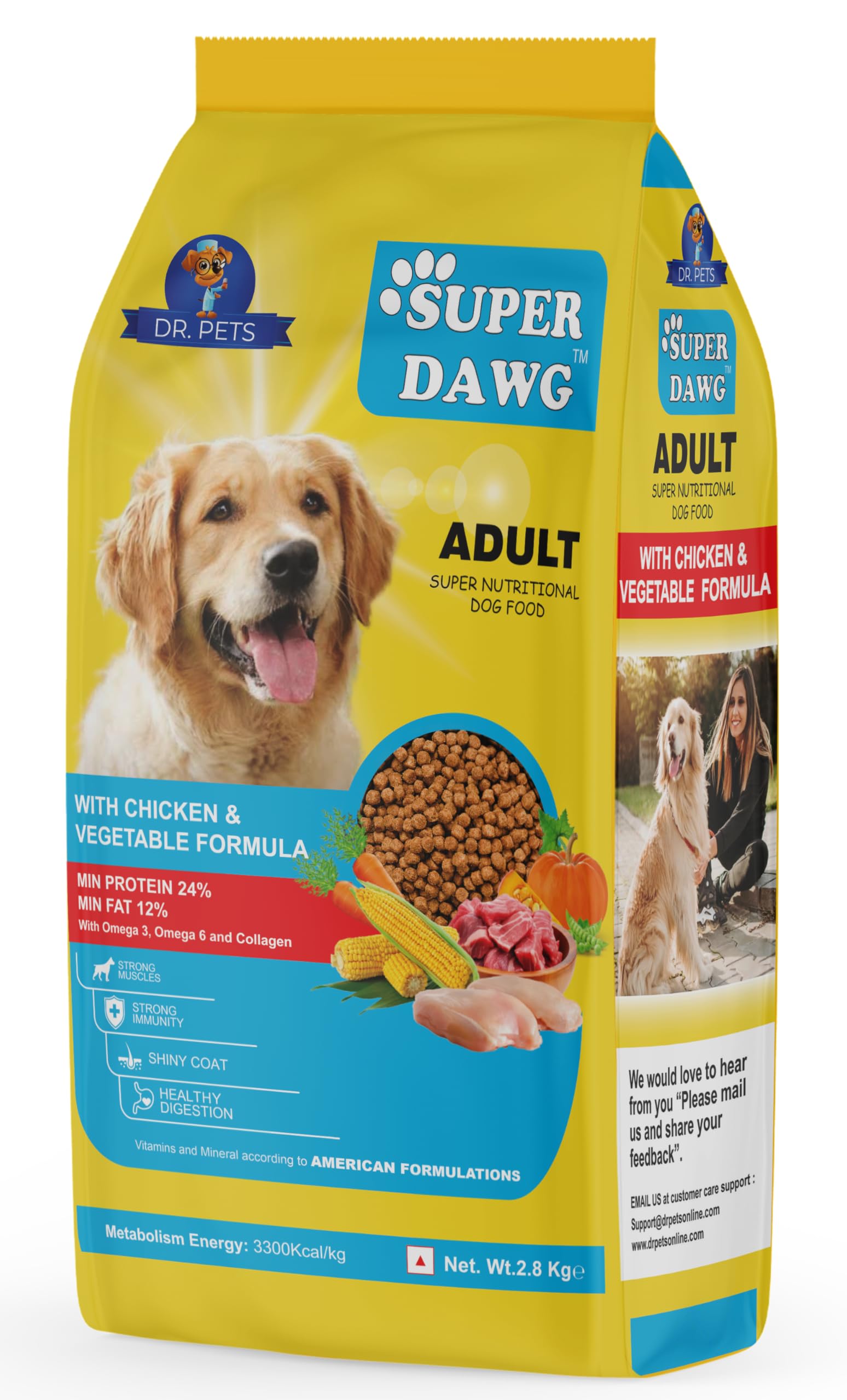 See full amazon price history chart for DR. PETS Superdawg Adult Dry Dog Food - Chicken & Vegetable Formula | Nutritional Pet Food for Adult Dogs 1+ Years (2.8 Kg) DR. PETS Superdawg Adult Dry Dog Food - Chicken & Vegetable Formula | Nutritional Pet Food for Adult Dogs 1+ Years (2.8 Kg) (B0CLS166RN) Amazon Price History, Amazon Price Tracker