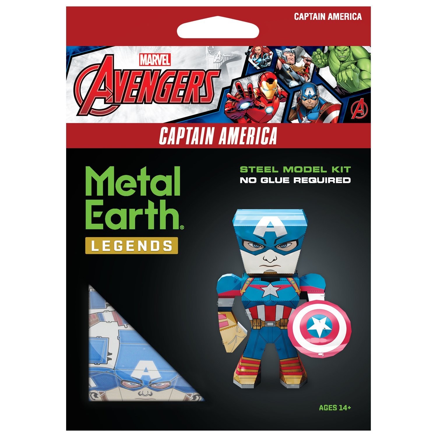 Amazon.com: Fascinations Metal Earth Marvel Legends Captain