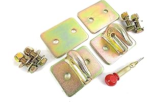 Pair of 3/8 Chain Hook with Backing Plates