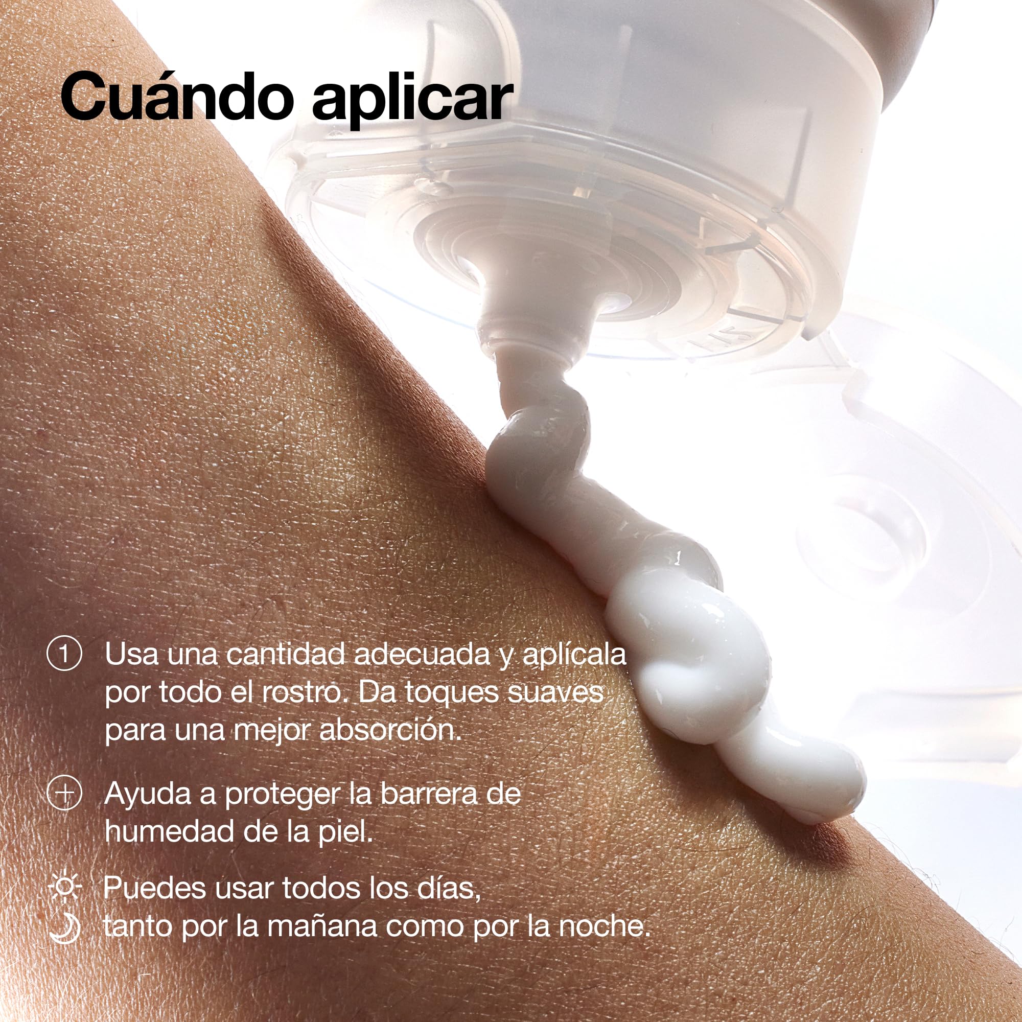 Anua 3 Ceramide Panthenol Moisture Barrier Cream, crema facial con ceramidas y pantenol, hidratante no comedogénico para piel sensible, reparación barrera cutánea, skincare coreano, 100ml