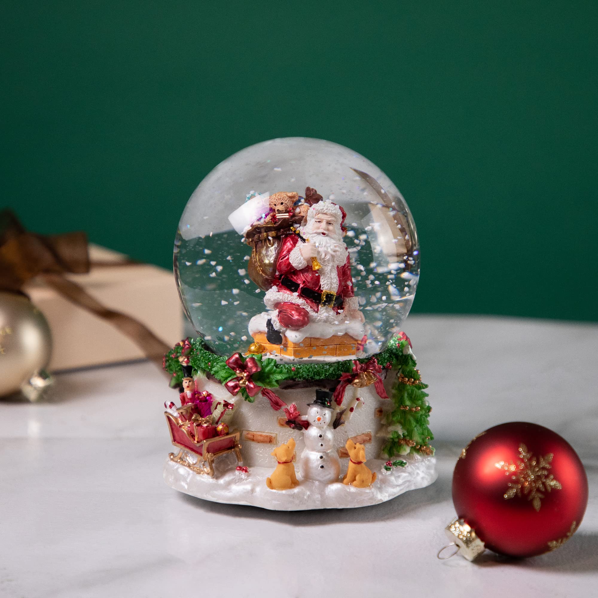 NORTHLIGHT Christmas Decorations/Snow Globes/Non Traditional, Clear