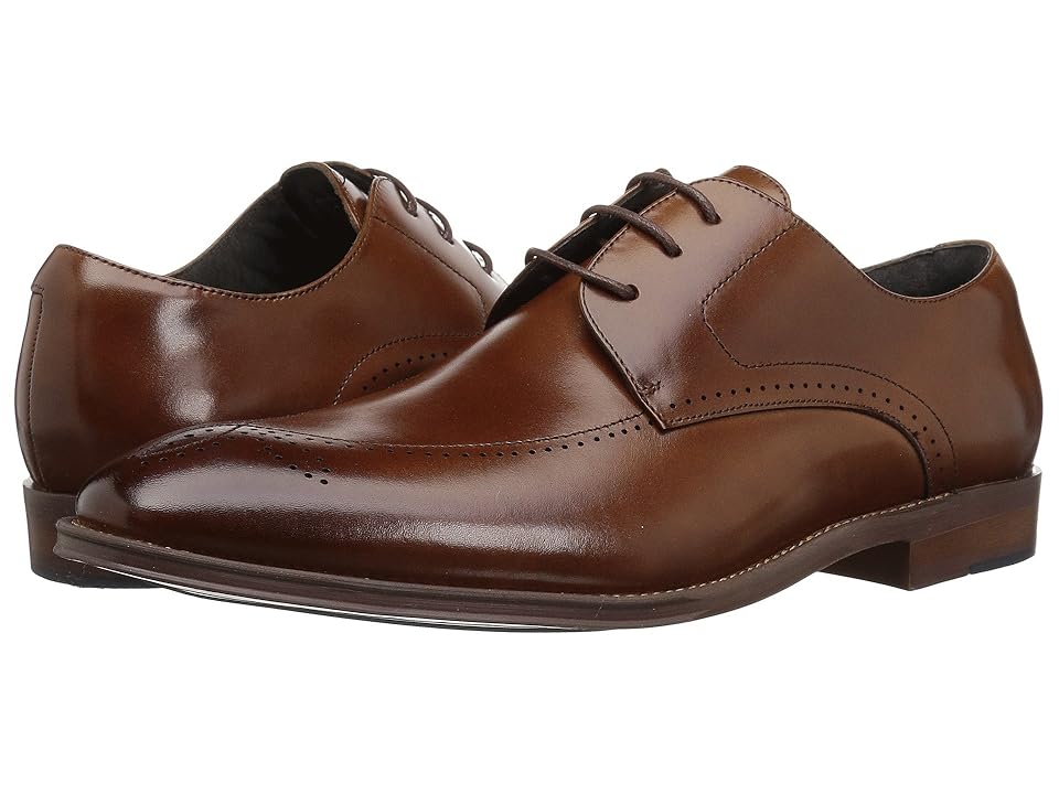 

Stacy Adams Ballard Plain Toe Lace Up Oxford (Cognac) Men's Shoes, Tan