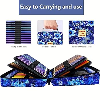 Amazon | 色鉛筆 180色セット 油性色鉛筆 プロ専用ソフト芯