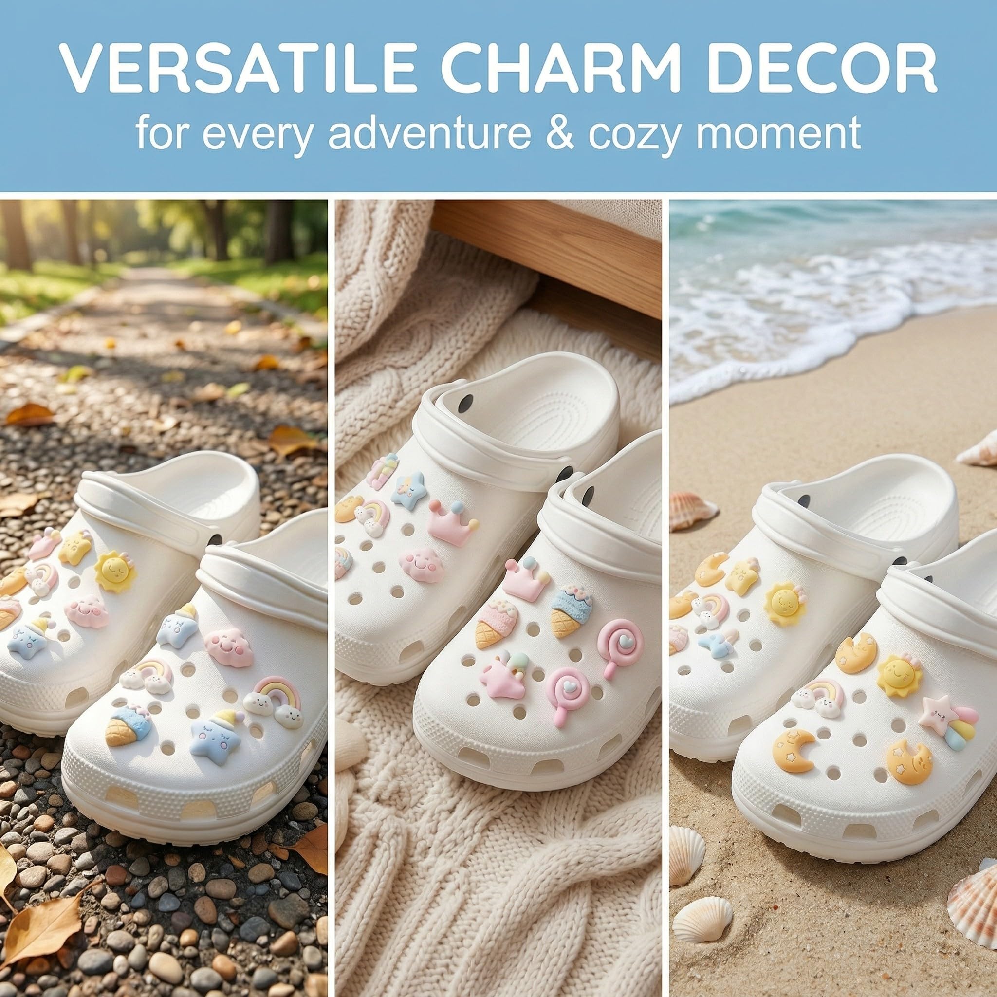 12 szt. Charms Akcesoria do butów Drewniaki, wisiorki z motywem gwiazdy z PVC dla dziewcząt i kobiet, spersonalizowane dekoracje na sandały i bransoletki, pomysły na prezenty urodzinowe