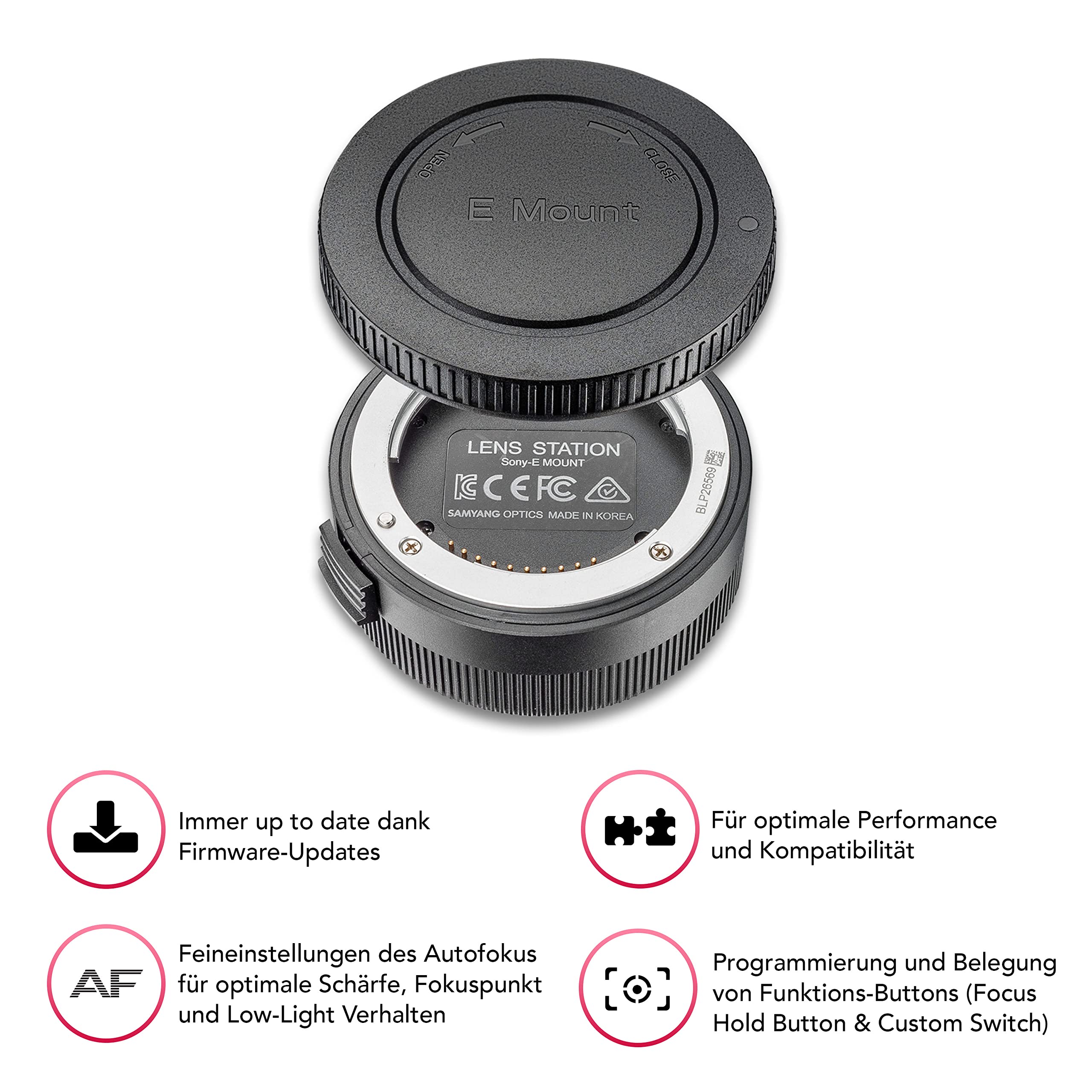 SAMYANG AF 75 mm F1.8 FE Portrait-Objektiv per Sony E Vollformat & APS-C - Dettaglio