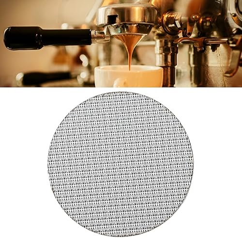 Miniatura 4 de Pantalla de filtro de café, filtro de malla reutilizable de acero inoxidable de 100 μm, portafiltro de café, pantalla de disco para hacer café,