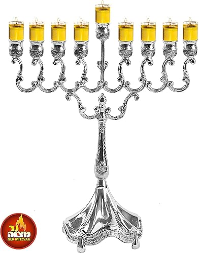 Miniatura 6 de Ner Mitzvah Mechas flotantes redondas grandes premontadas, 50 unidades, mechas de algodón y soportes de disco de corcho para tazas de aceite