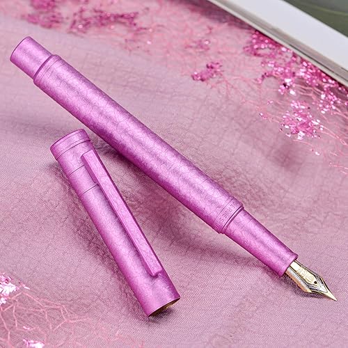 Vista 33 de Pluma fuente estilográfica, negro, azul, plateado, punta fina, punta extra fina, punta doblada