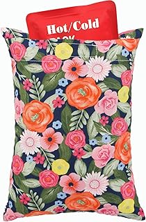 Tiny Hysterectomy Pillow Small Hysterectomy Recovery Must Haves Products Gifts Soft Post Surgery Pillows with Ice Pack Pocket for Abdominal Surgery Cushion Cough Pillow, Cute Flower