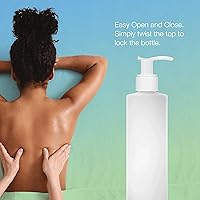 Vista 3 de Bon Vital Bombas de bloqueo para frascos y botellas, fácil de dispensar productos de masaje como loción, geles, aceites y cremas, para terapeutas