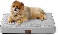 Vista 49 de Bedsure - Cama ortopédica extragrande para perros, con funda extraíble lavable, tapete de espuma con forma de huevera para jaula de mascota, apta