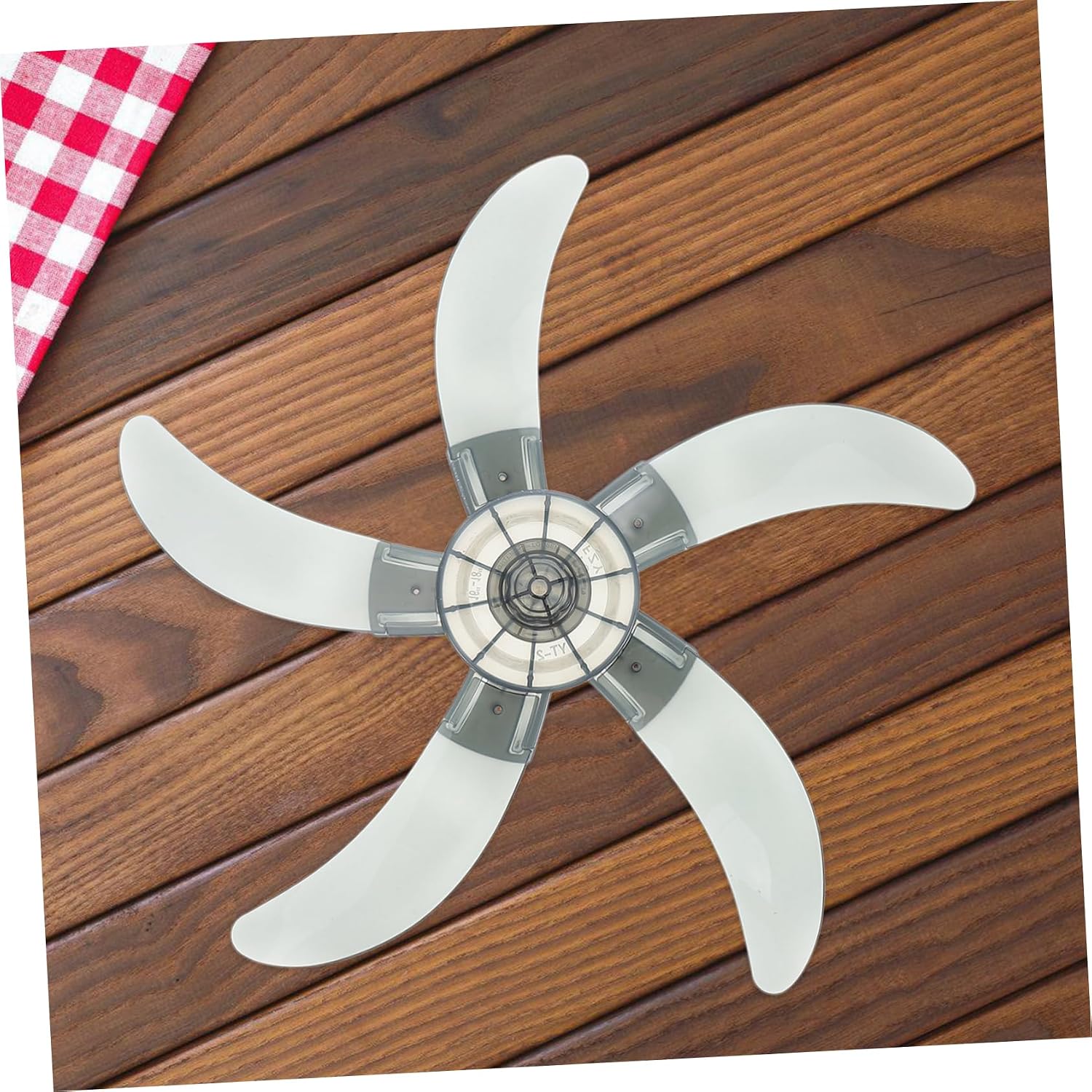 Plastic Fan Blades Replacement for Pedestal Wall and Table Fans Leaves Design for Strong Wind and Quiet Operation Includes Nut and Screws Fit