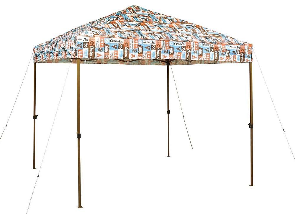 レジャーロード　クイックシェード CAPTAIN STAG クイックシェード UVカット キャリーバッグ付 2m