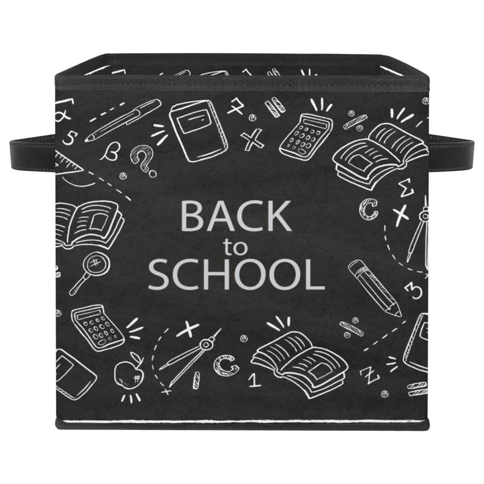 Cube de rangement en tissu idéal pour ordonner les jouets de la rentrée scolaire et les vêtements