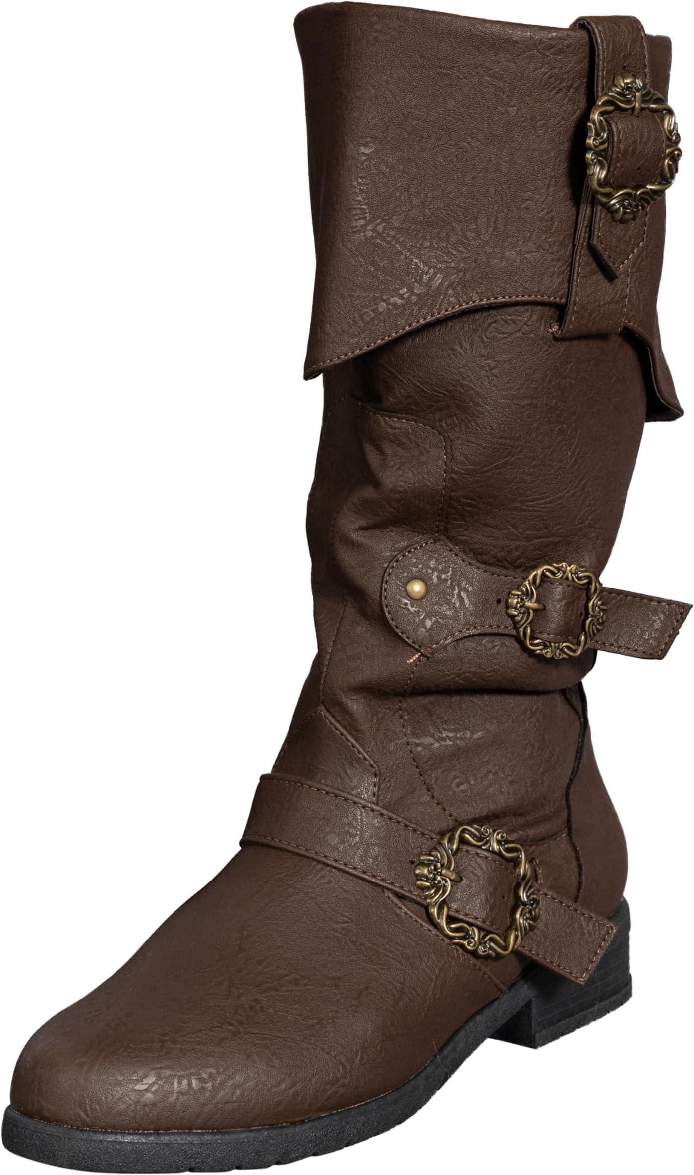 Caribbean Pirate Boots, Medieval Boots for Men & Women, Renaissance Footwear - Ideal for Halloween Parties
